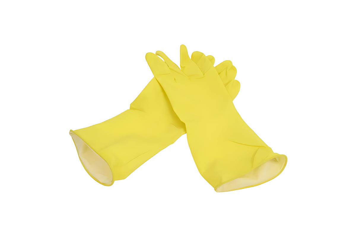 Перчатки хозяйственные с напылением, размер L