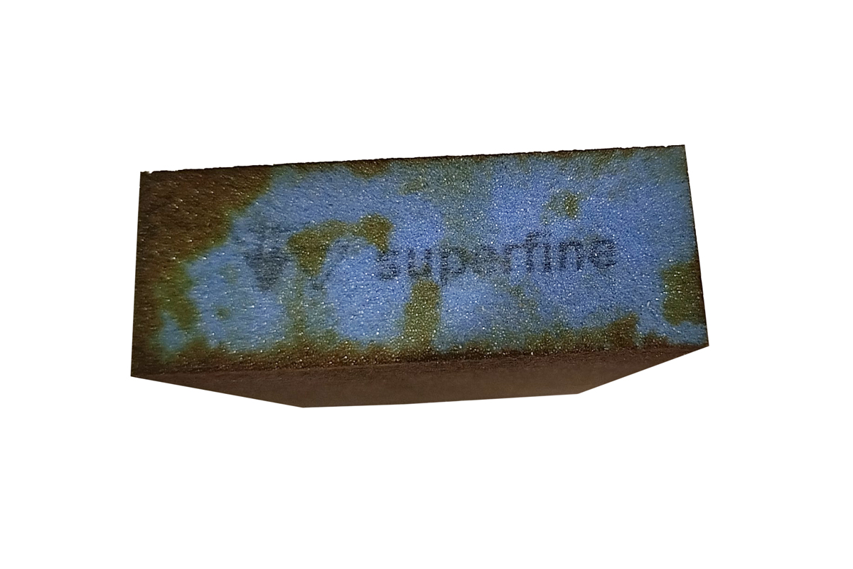 Абразивная губка 4-х сторонняя, синий поролон