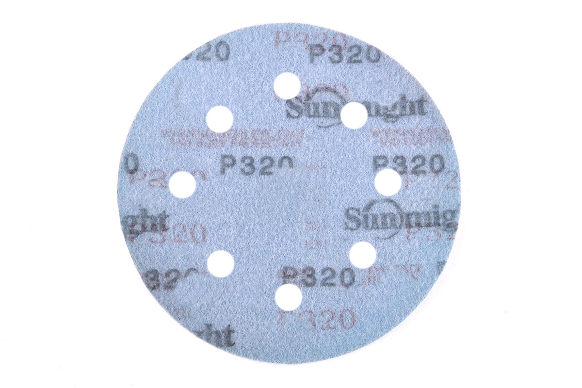 Шлиф диск SUNMIGHT (пленка) D125, Р320, 8 отв