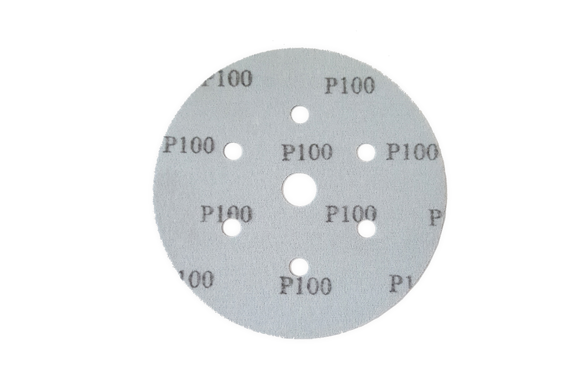 Шлифовальный диск самосцепляющийся КM10 D150, P150, 7 отв