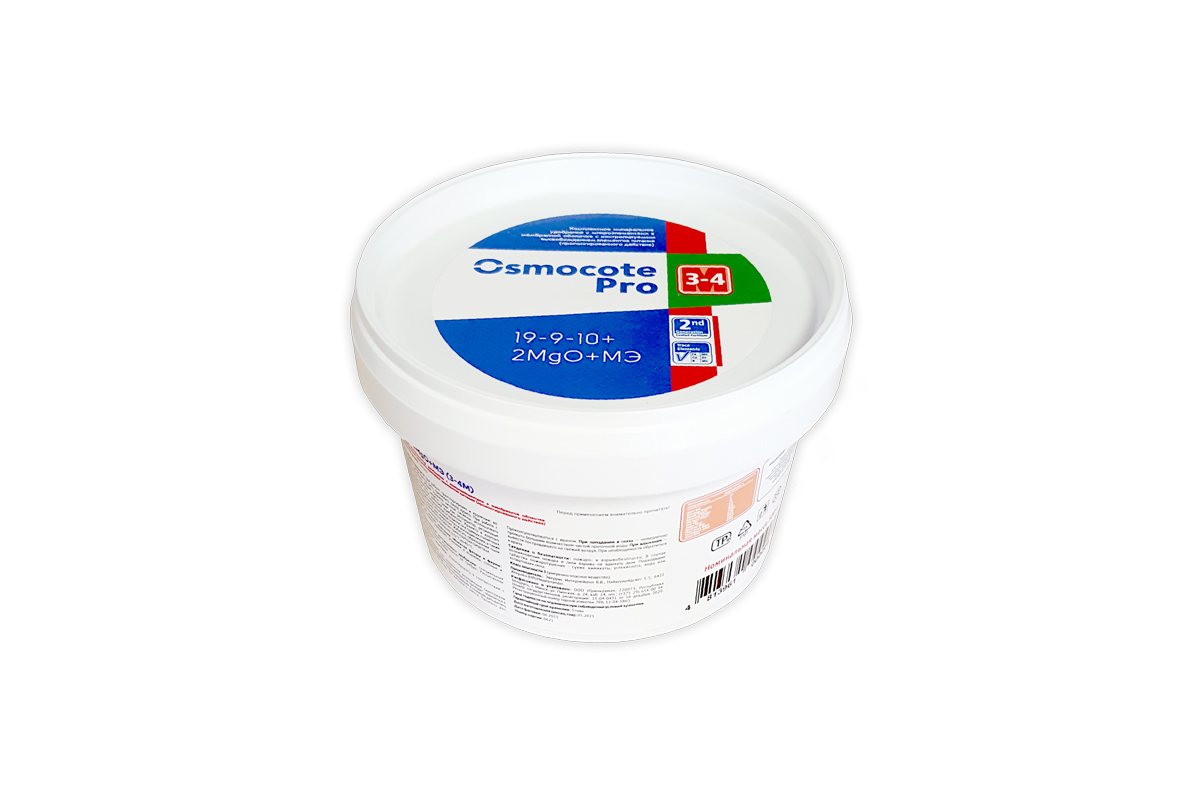 Удобрение Osmocote (Осмокот) Про 19-9-10 + 2MgO+МЭ (3-4 м), 500 г